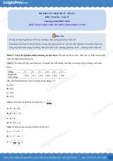Đề thi giữa kì 2 Toán 10 - Đề số 6